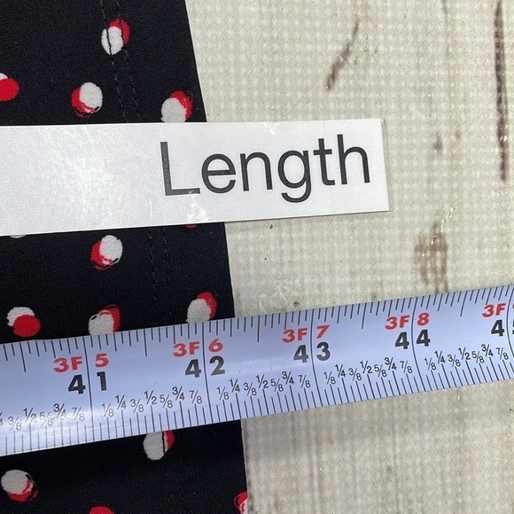 Wisp Romper Pants Suit Cropped Black Red Dots Lottie Pockets Belt Size 2 - Picture 15 of 16